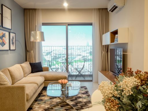 white and brown living room set